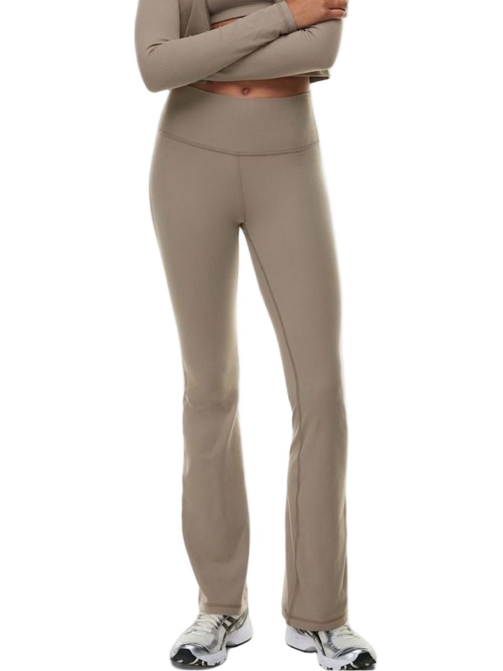 Aritzia Tna Butter Rib Atmosphere Flare Legging